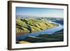 Aerial View of the Snake River in Eastern Washington-Ben Herndon-Framed Photographic Print