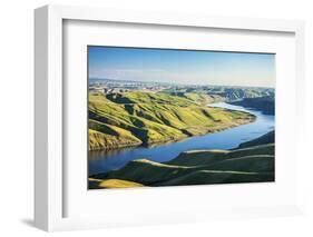 Aerial View of the Snake River in Eastern Washington-Ben Herndon-Framed Photographic Print