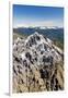 Aerial View of the Snowy Ridges of the Grignetta Mountain in Spring, Lecco Province, Lombardy-Roberto Moiola-Framed Premium Photographic Print