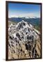 Aerial View of the Snowy Ridges of the Grignetta Mountain in Spring, Lecco Province, Lombardy-Roberto Moiola-Framed Premium Photographic Print