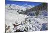 Aerial View of the Snowy Woods and High Peaks, Vamlera, Febbraro Valley, Spluga Valley, Valtellina-Roberto Moiola-Mounted Photographic Print