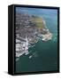 Aerial View of the Spinnaker Tower and Gunwharf Quays, Portsmouth, Solent, Hampshire, England, UK-Peter Barritt-Framed Stretched Canvas