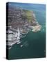 Aerial View of the Spinnaker Tower and Gunwharf Quays, Portsmouth, Solent, Hampshire, England, UK-Peter Barritt-Stretched Canvas