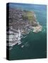 Aerial View of the Spinnaker Tower and Gunwharf Quays, Portsmouth, Solent, Hampshire, England, UK-Peter Barritt-Stretched Canvas