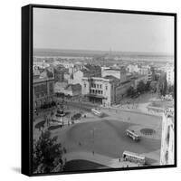 Aerial View of the Square of the Republic-Julius Humi-Framed Stretched Canvas
