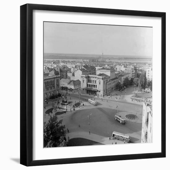 Aerial View of the Square of the Republic-Julius Humi-Framed Photographic Print