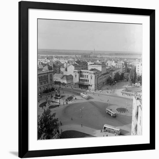 Aerial View of the Square of the Republic-Julius Humi-Framed Photographic Print