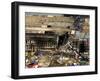 Aerial View of the Terrorist Attack On the Pentagon On September 11, 2001.-Stocktrek Images-Framed Photographic Print