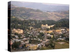 Aerial View of the Town Taken from Goha Hotel, Gondar, Ethiopia, Africa-David Poole-Stretched Canvas