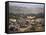 Aerial View of the Town Taken from Goha Hotel, Gondar, Ethiopia, Africa-David Poole-Framed Stretched Canvas