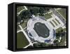 Aerial view of the US National World War II Memorial, Washington, D.C.-null-Framed Stretched Canvas