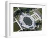 Aerial view of the US National World War II Memorial, Washington, D.C.-null-Framed Photographic Print