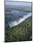 Aerial View of the Victoria Falls, Unesco World Heritage Site, Zimbabwe, Africa-Geoff Renner-Mounted Photographic Print