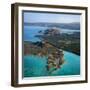 Aerial View of the Volcanic Cones at the Inlet of Ghoubbet El Kharab-Nigel Pavitt-Framed Photographic Print