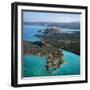 Aerial View of the Volcanic Cones at the Inlet of Ghoubbet El Kharab-Nigel Pavitt-Framed Photographic Print