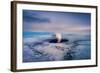 Aerial View of the Volcano Eruption at Holuhraun, Bardarbunga Volcano, Iceland-Ragnar Th Sigurdsson-Framed Photographic Print