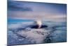 Aerial View of the Volcano Eruption at Holuhraun, Bardarbunga Volcano, Iceland-Ragnar Th Sigurdsson-Mounted Photographic Print