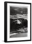 Aerial View of the Walhalla Temple, Near Regensburg, Germany, from a Zeppelin, C1931-null-Framed Giclee Print