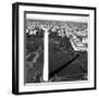 Aerial view of the Washington Monument, Washington, D.C. - Black and White Variant-Carol Highsmith-Framed Art Print