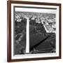 Aerial view of the Washington Monument, Washington, D.C. - Black and White Variant-Carol Highsmith-Framed Art Print