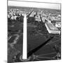 Aerial view of the Washington Monument, Washington, D.C. - Black and White Variant-Carol Highsmith-Mounted Art Print