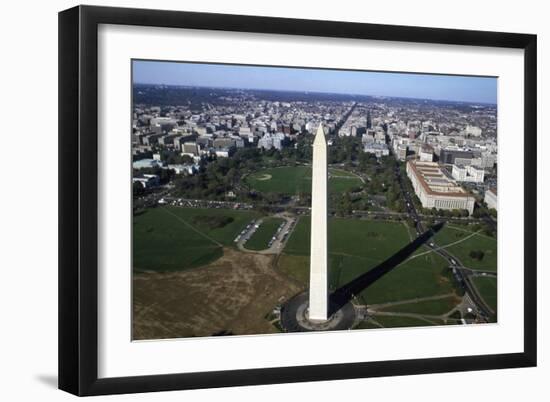 Aerial view of the Washington Monument, Washington, D.C.-Carol Highsmith-Framed Art Print