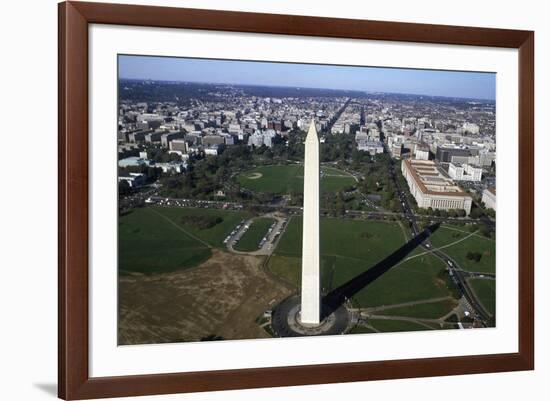 Aerial view of the Washington Monument, Washington, D.C.-Carol Highsmith-Framed Art Print