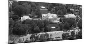 Aerial view of the White House, Washington, D.C. - Black and White Variant-Carol Highsmith-Mounted Art Print