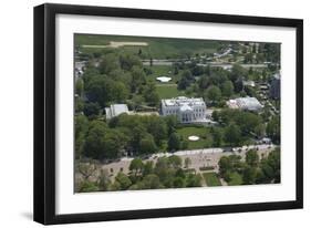 Aerial view of the White House, Washington, D.C.-Carol Highsmith-Framed Art Print