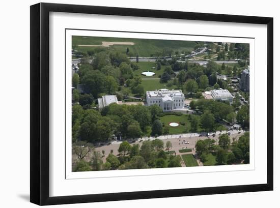 Aerial view of the White House, Washington, D.C.-Carol Highsmith-Framed Art Print