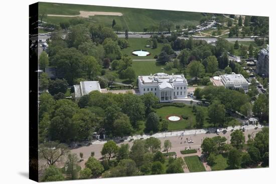 Aerial view of the White House, Washington, D.C.-Carol Highsmith-Stretched Canvas