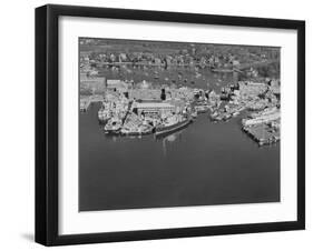 Aerial View of the Woods Hole Oceanographic Institute-null-Framed Photographic Print