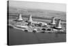 Aerial View of Three Mile Island Power P-null-Stretched Canvas