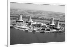 Aerial View of Three Mile Island Power P-null-Framed Photographic Print