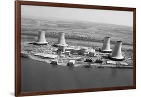 Aerial View of Three Mile Island Power P-null-Framed Photographic Print