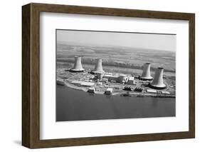 Aerial View of Three Mile Island Power P-null-Framed Photographic Print