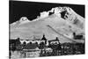 Aerial View of Timberline Lodge and Ski Lift - Mt. Hood, OR-Lantern Press-Stretched Canvas