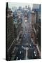 Aerial View of times Square-null-Stretched Canvas