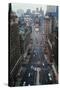 Aerial View of times Square-null-Stretched Canvas