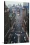 Aerial View of times Square-null-Stretched Canvas