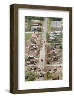 Aerial View of Tornado Damage in Ohio-Ron Kuntz-Framed Photographic Print