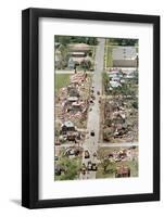 Aerial View of Tornado Damage in Ohio-Ron Kuntz-Framed Photographic Print