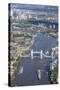 Aerial View of Tower Bridge and River Thames, London, England, United Kingdom, Europe-Peter Barritt-Stretched Canvas