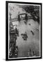 Aerial View of Tower Bridge, London, from a Zeppelin, 1931-null-Framed Giclee Print