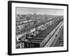 Aerial View of Town Houses in Baltimore-Dmitri Kessel-Framed Photographic Print