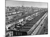 Aerial View of Town Houses in Baltimore-Dmitri Kessel-Mounted Photographic Print