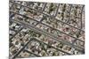 Aerial view of town, roads and houses with swimming pools, Nevada, USA-Bjorn Ullhagen-Mounted Photographic Print