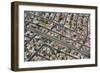 Aerial view of town, roads and houses with swimming pools, Nevada, USA-Bjorn Ullhagen-Framed Photographic Print