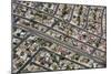 Aerial view of town, roads and houses with swimming pools, Nevada, USA-Bjorn Ullhagen-Mounted Photographic Print