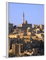 Aerial View of Traditional Houses in Amman, Jordan-Keren Su-Framed Photographic Print